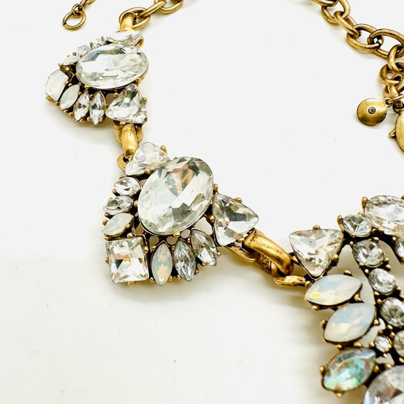 🔥 Vintage J. Crew Crystal Statement Necklace - Picture 8 of 16